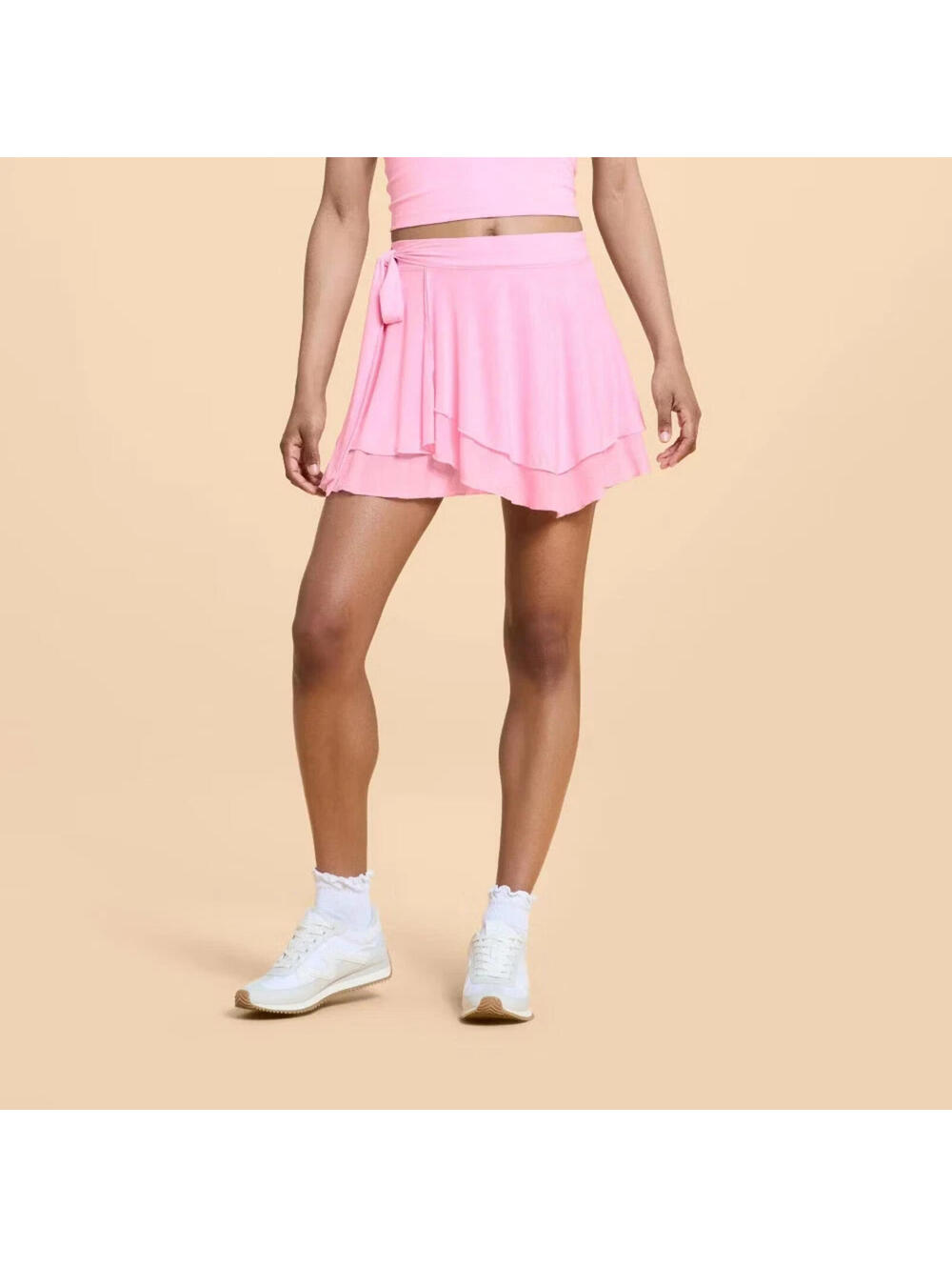 NWT Blogilates Women's Dance Studio Wrap Skort Pink Size XS
